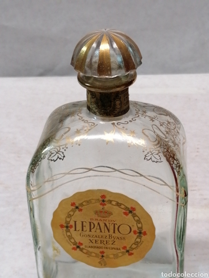 Botellas antiguas: Botella brandy Lepanto - Foto 2