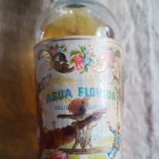 Botellas antiguas: ANTIGUA BOTELLA COLONIA AGUA FLORIDA PERFUMES LA ORIENTAL BADALONA. Lote 199953390