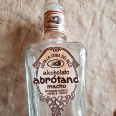 Botellas antiguas: ANTIGUA BOTELLA PELUQUERIA ABROTANO MACHO. Lote 200124926