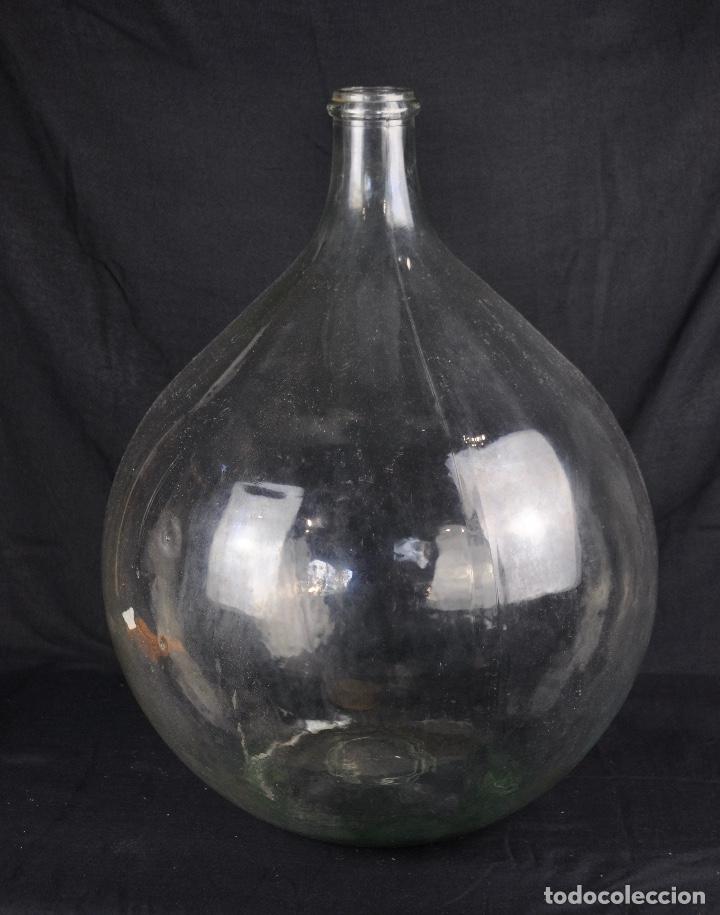 Botellas antiguas: Gran damajuana francesa - Foto 2