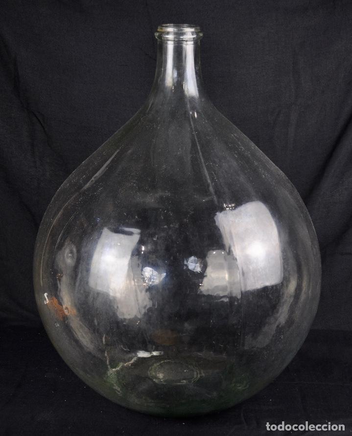Botellas antiguas: Gran damajuana francesa - Foto 1