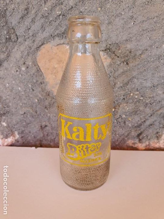Botellas antiguas: BOTELLIN DE BITTER KALTY SIN ALCOHOL - Foto 4