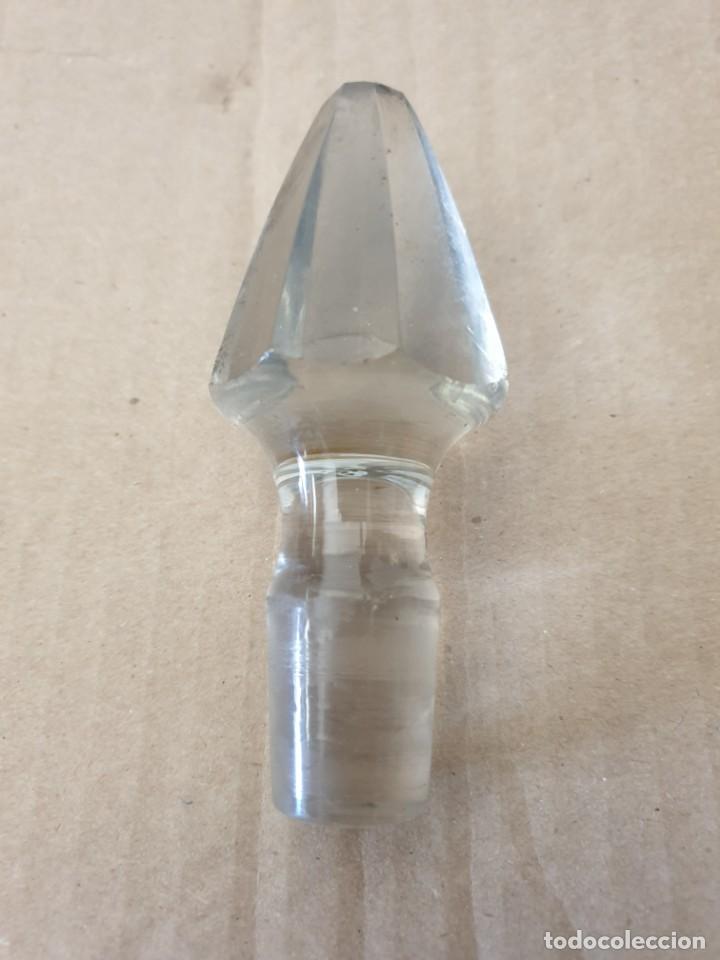 Botellas antiguas: Tapon cristal - Foto 1