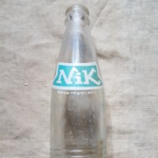 Botellas antiguas: RARA BOTELLA REFRESCO NIK. Lote 203600455