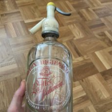 Botellas antiguas: ANTIGUO SIFÓN HIGIÉNICO LA FLOR DE VALENCIA