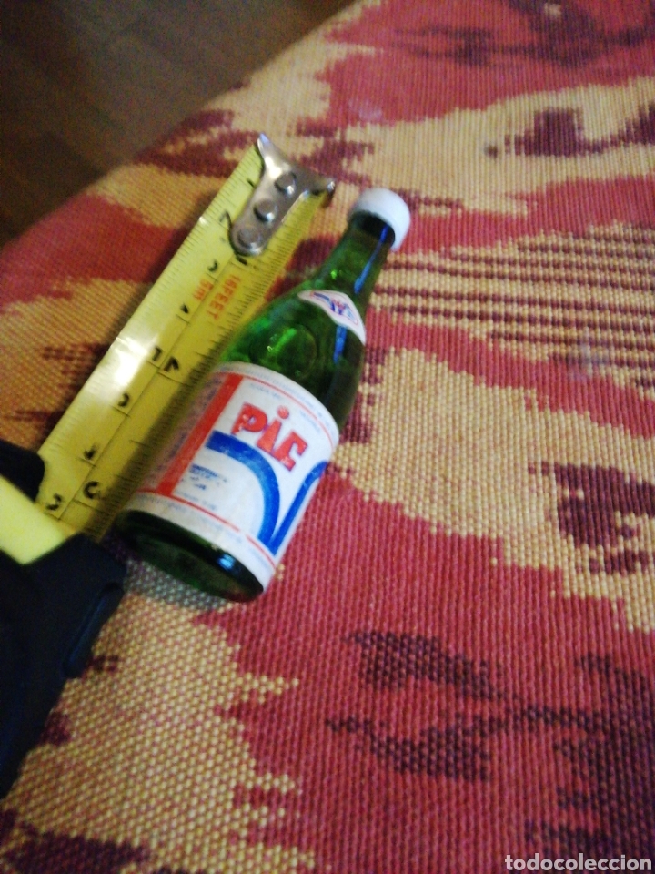 Botellas antiguas: Mini botella de cristal - Foto 2