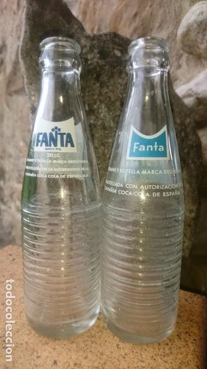 Botellas antiguas: Botellas fanta - Foto 2
