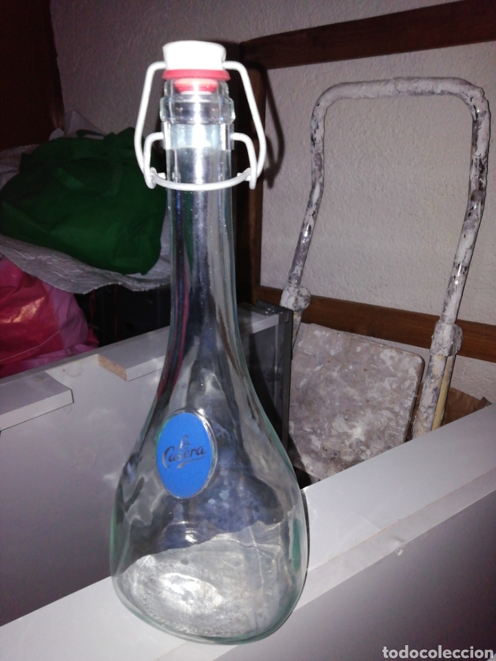 Botellas antiguas: Botella la casera - Foto 2