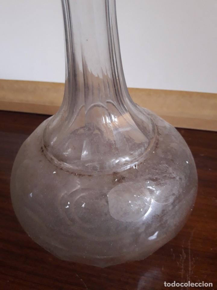 Botellas antiguas: Botella cristal - Foto 2