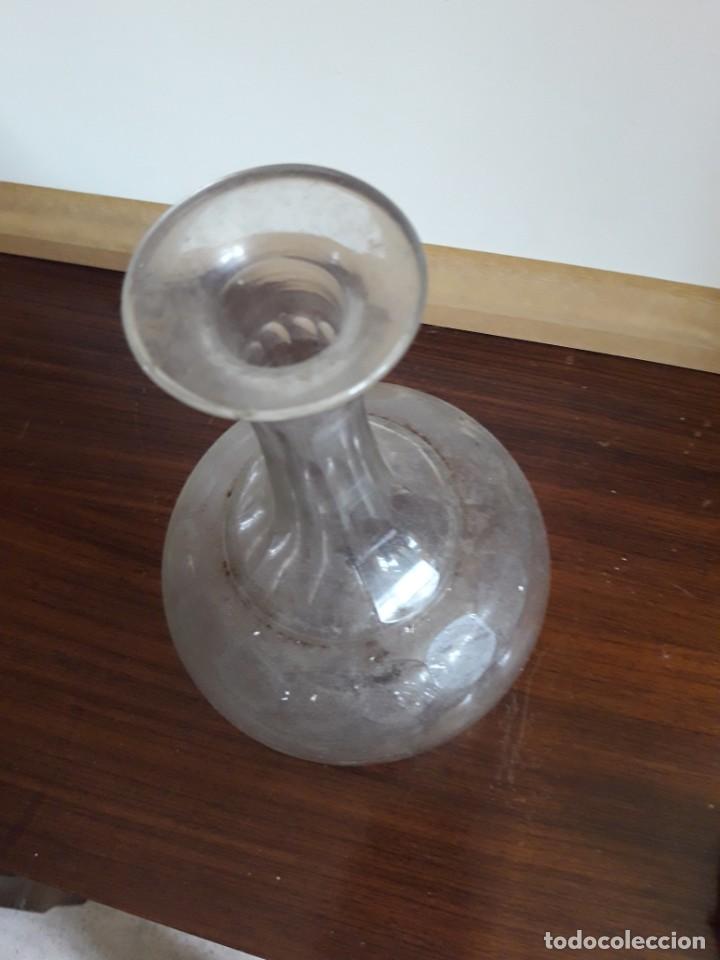 Botellas antiguas: Botella cristal - Foto 3