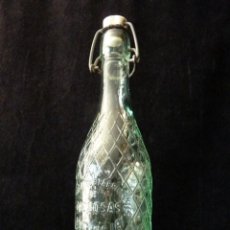 Botellas antiguas: ANTIGUA Y PEQUEÑA BOTELLA DE LA AGRUPACIÓN DE FABRICANTES DE GASEOSAS VALENCIA. AF. 25 CM.. Lote 209197346