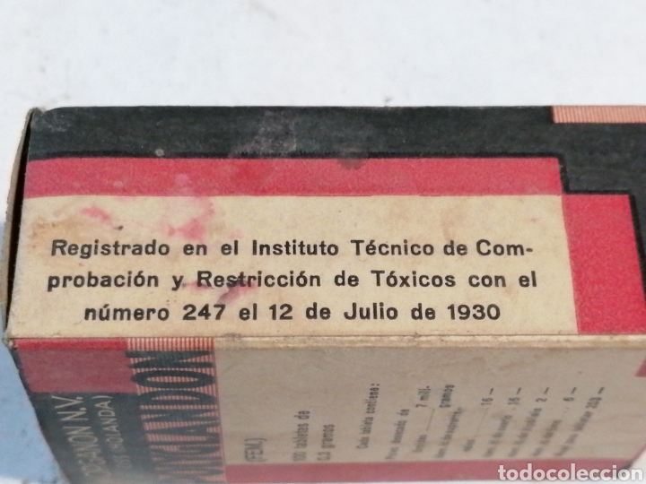 Botellas antiguas: Botella y caja Polyglandon - Foto 5