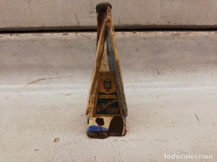 Botellas antiguas: Botella la barraca crema de cacao - Foto 1