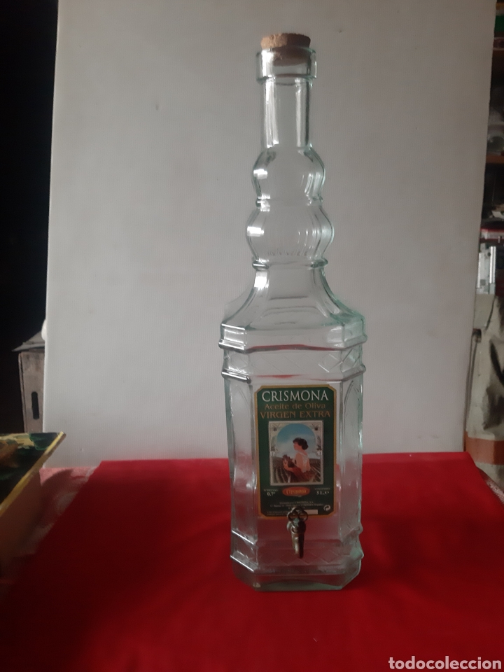 Gran botella de cristal con grifo de 5 l de ace - Vendido en Venta