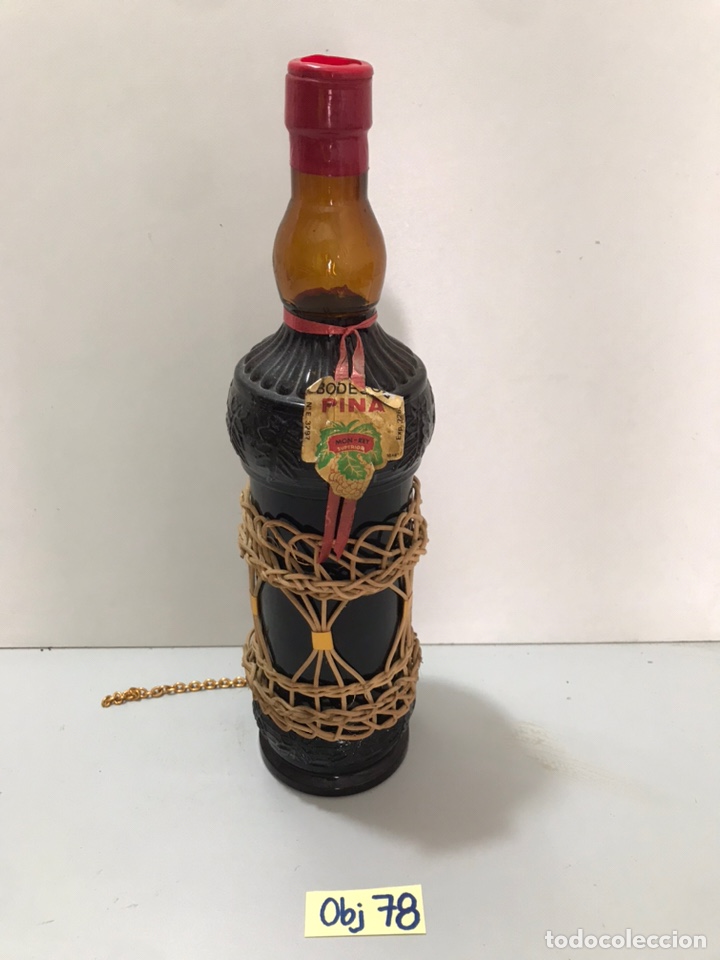 Botellas antiguas: ANTIGUA BOTELLA DE LICOR - Foto 1