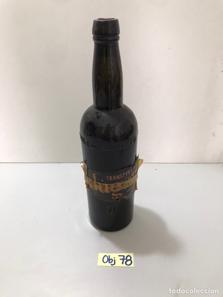 Botellas antiguas: ANTIGUA BOTELLA DE LICOR - Foto 1