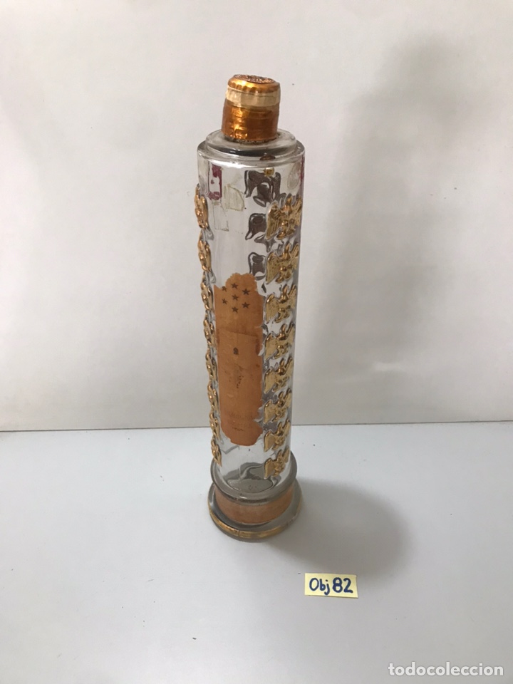Botellas antiguas: RARA BOTELLA DE LICOR VACIA - Foto 1