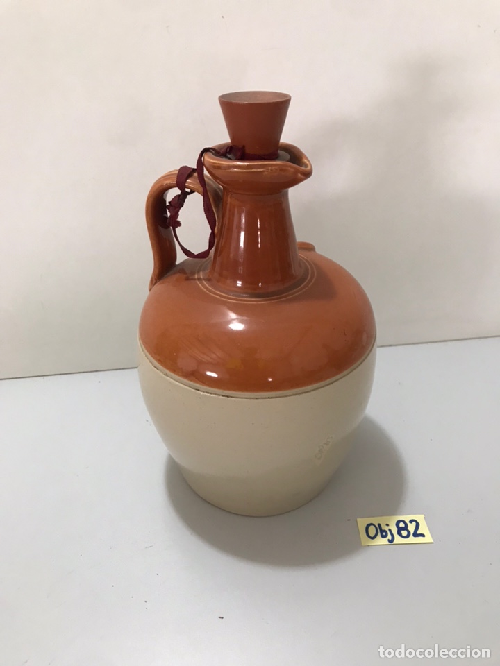 Botellas antiguas: BOTELLA DE LICOR EN FORMA DE JARR&Oacute;N - Foto 2