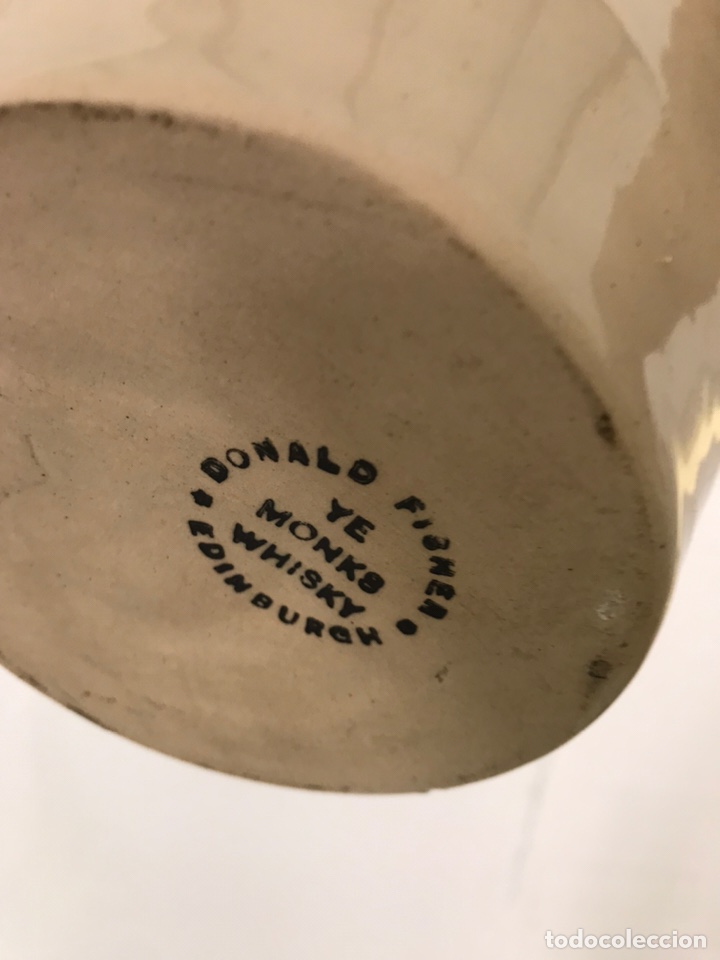Botellas antiguas: BOTELLA DE LICOR EN FORMA DE JARR&Oacute;N - Foto 4