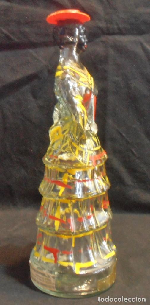 Botellas antiguas: BOTELLA DE BAILAORA, DE BRANDY, VACIA - Foto 5