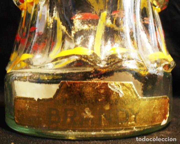 Botellas antiguas: BOTELLA DE BAILAORA, DE BRANDY, VACIA - Foto 8