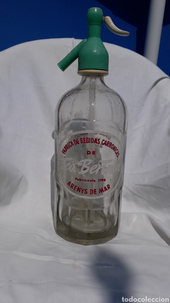 Botellas antiguas: Botella antigua sifon - Foto 5