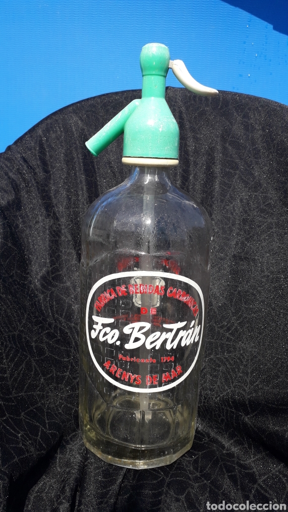Botellas antiguas: Botella antigua sifon - Foto 1