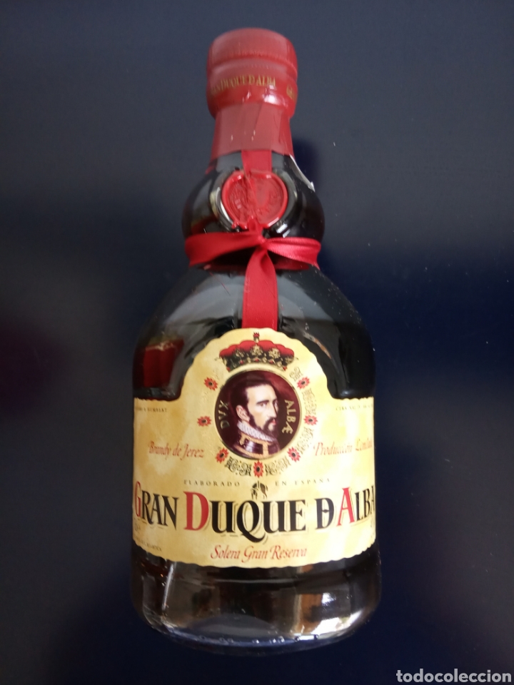 Botellas antiguas: BOTELLA BRANDY GRAN DUQUE DE ALBA - Foto 3