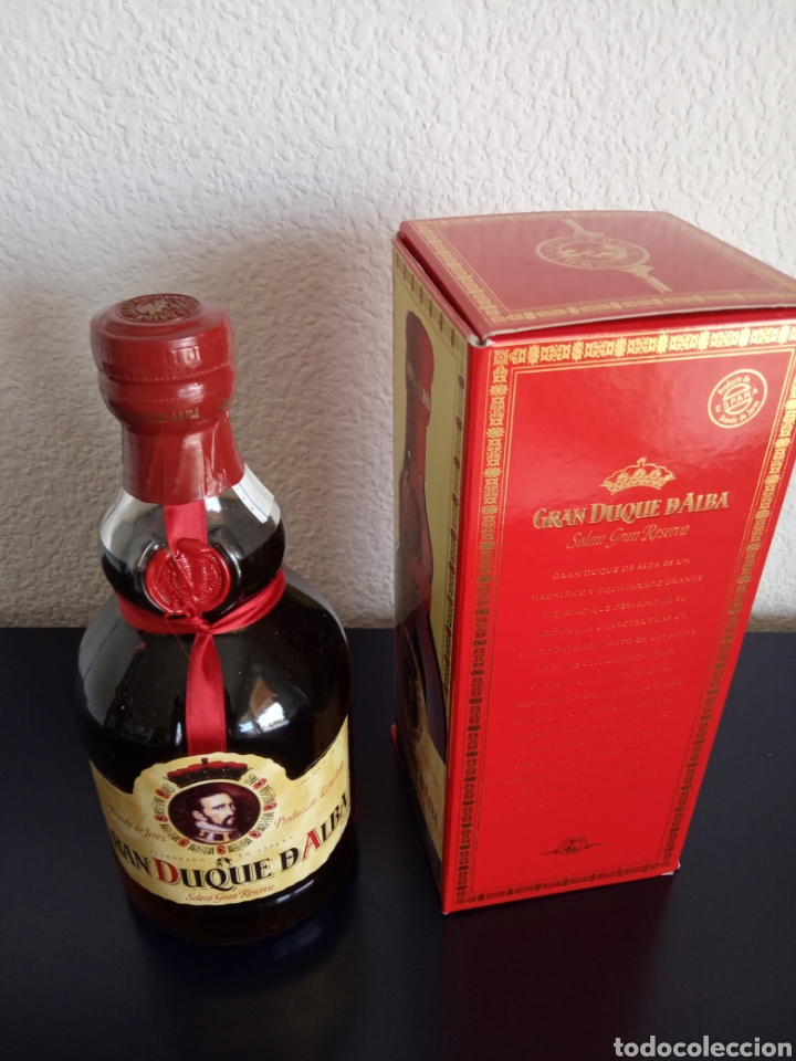 Botellas antiguas: BOTELLA BRANDY GRAN DUQUE DE ALBA - Foto 6
