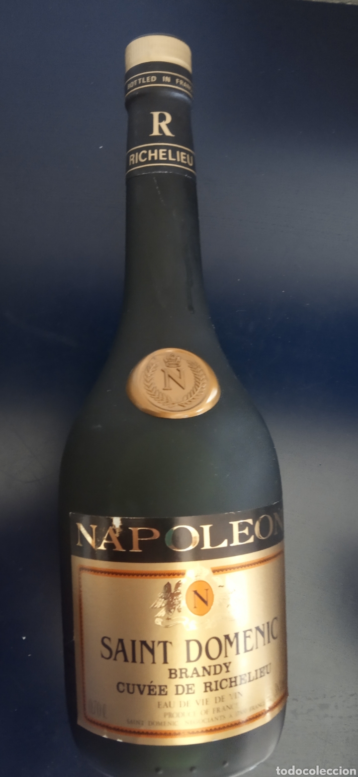 Botellas antiguas: Brandy Napole&oacute;n Saint Domenec - Foto 3