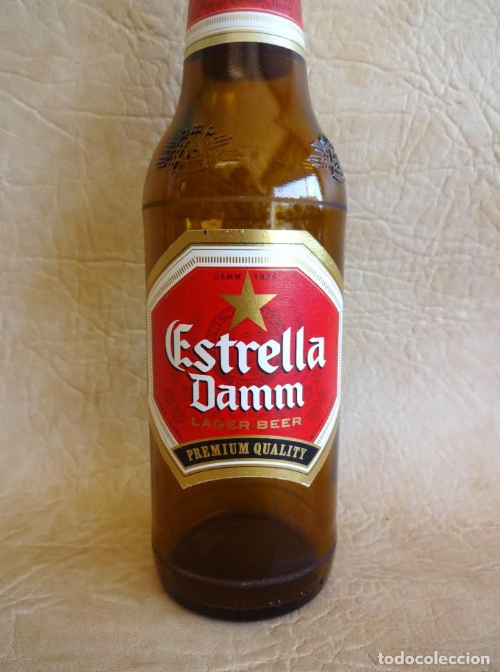Botellas antiguas: antigua botella estrella damm - Foto 2