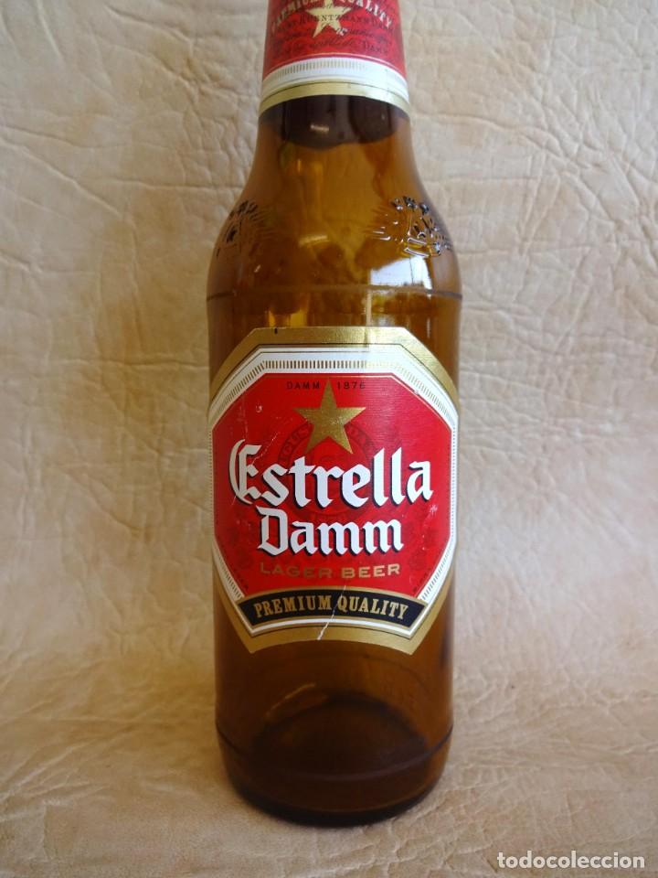 Botellas antiguas: antigua botella estrella damm - Foto 2