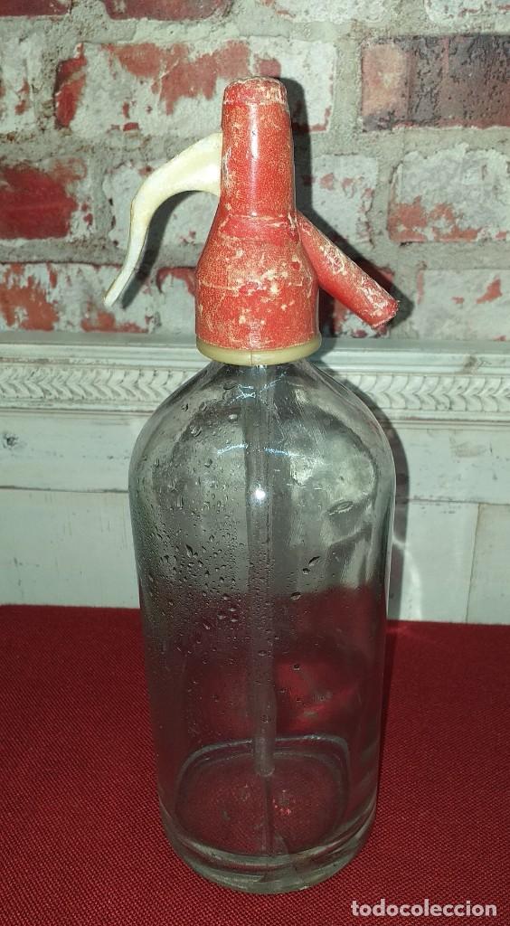 Botellas antiguas: SIF&Oacute;N MARCA FAMILIAR - Foto 2