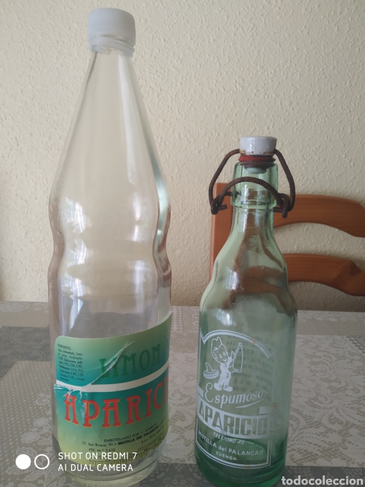 Botellas antiguas: Botellas gaseosa Aparicio - Foto 1