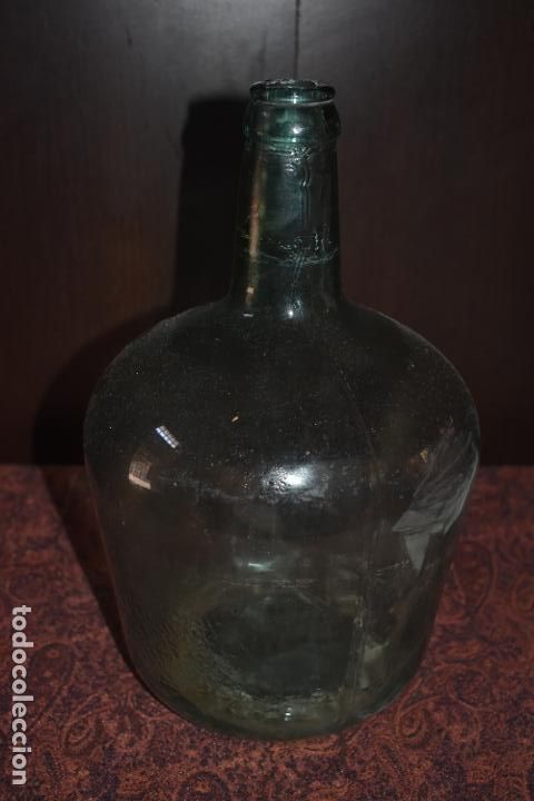 Botellas antiguas: Damajuana botella cristal Viresa - Foto 2