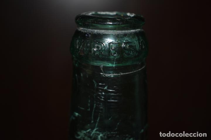 Botellas antiguas: Damajuana botella cristal Viresa - Foto 3