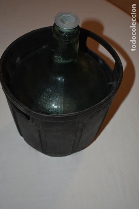 Botellas antiguas: Damajuana botella cristal Viresa - Foto 9