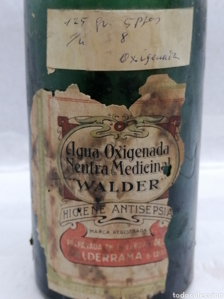 Botellas antiguas: Agua oxigenada - Foto 2