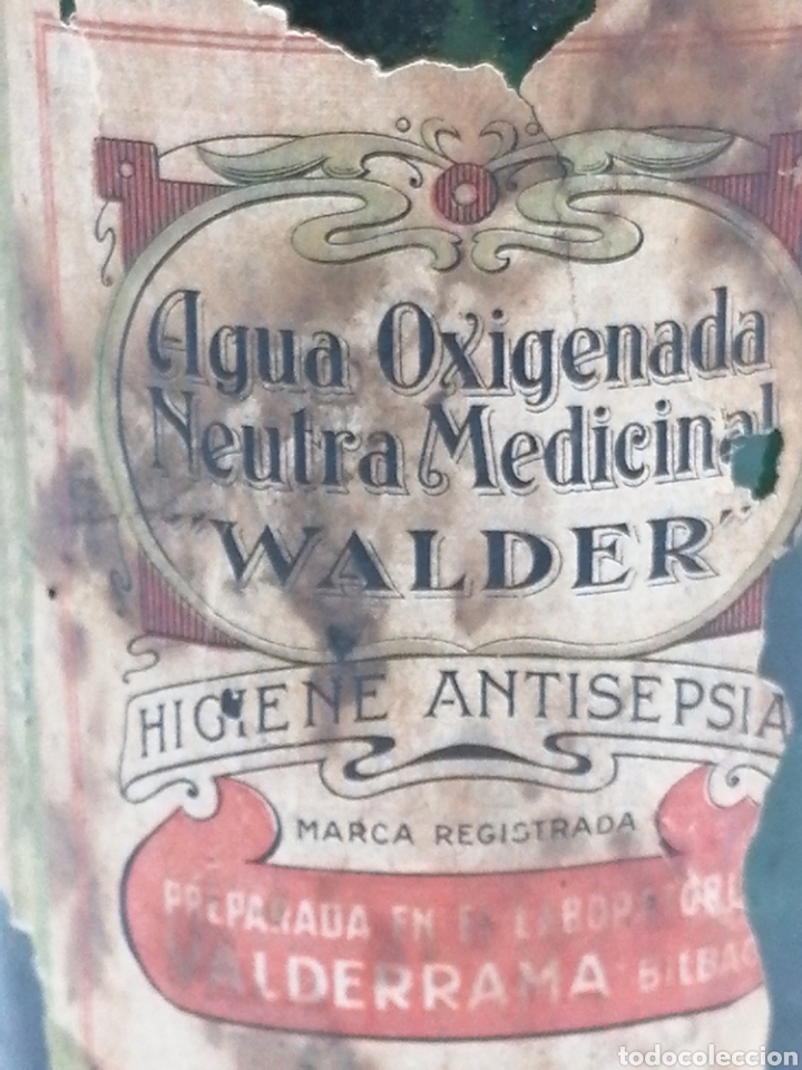 Botellas antiguas: Agua oxigenada - Foto 3