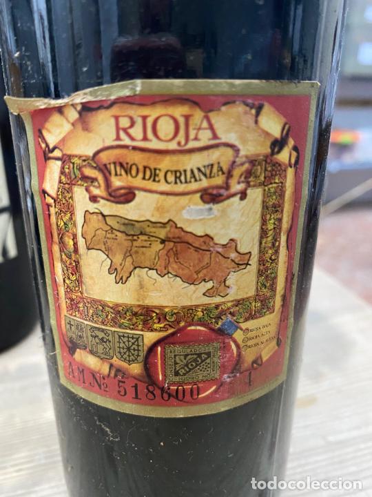 Botellas antiguas: BOTELLA DE RIOJA &rdquo;BORD&Oacute;N&rdquo; - MEDIDAS 28CM / 75CL - Foto 5