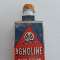 Botellas antiguas: BOTELLA DE AGNOLINE PARA PIELES BLANCA MUY ANTIGUO. Lote 218082655