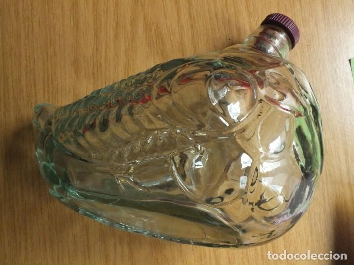 Botellas antiguas: BOTELLA LICORERA CON FORMA DE PATO - Foto 7