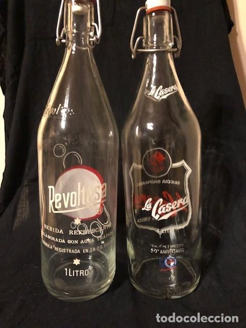 Botellas antiguas: Dos botellas de gaseosa - Foto 2