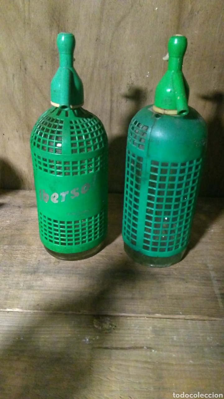 Botellas antiguas: Dos botellas de SIFON - Foto 2