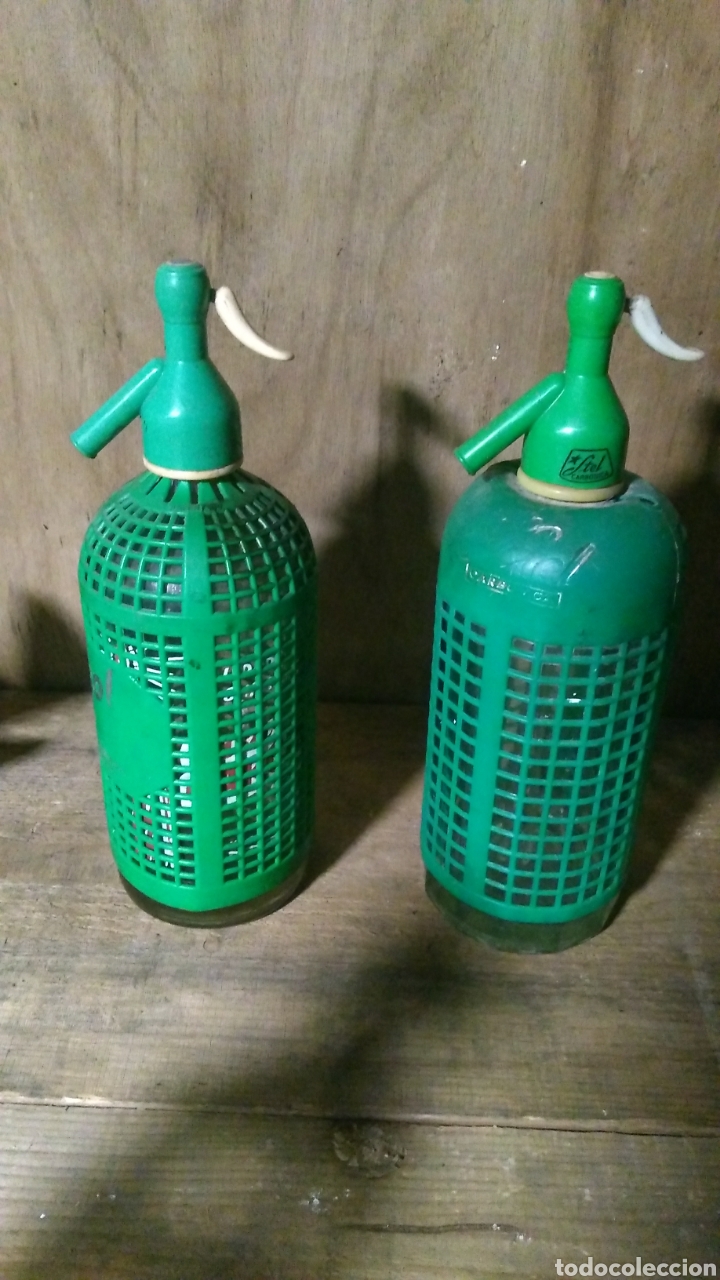 Botellas antiguas: Dos botellas de SIFON - Foto 1