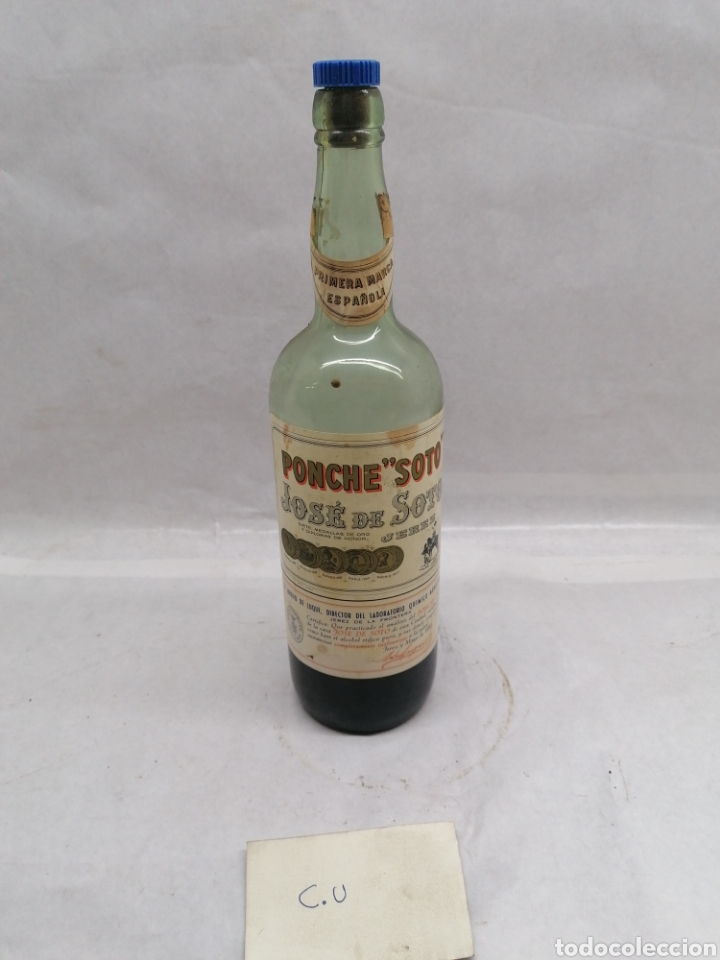 Botellas antiguas: Ponche soto - Foto 1