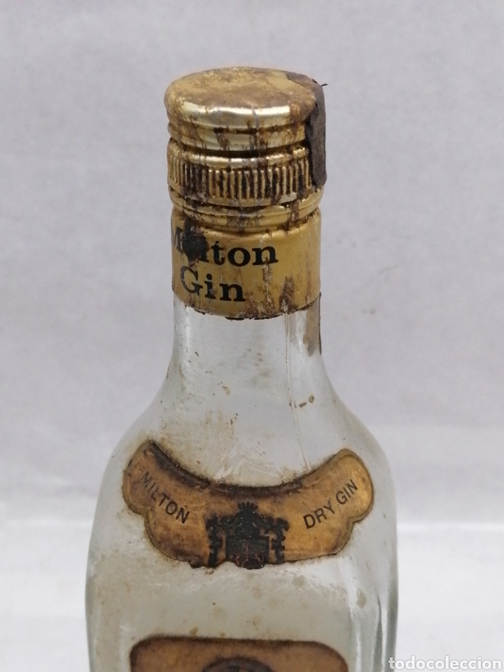 Botellas antiguas: Ginebra Milton - Foto 2