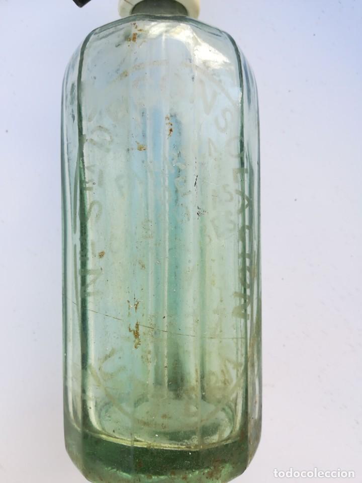Botellas antiguas: Botella sifon - Foto 2