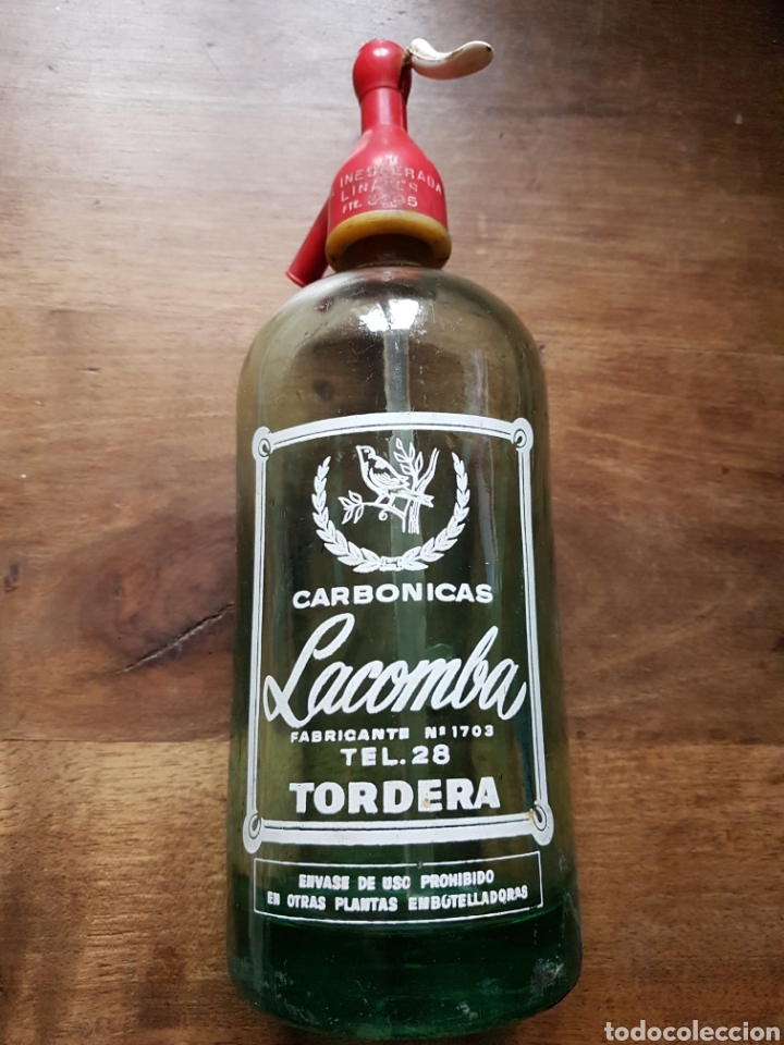 Botellas antiguas: Sifon Lacomba Tordera - Foto 1