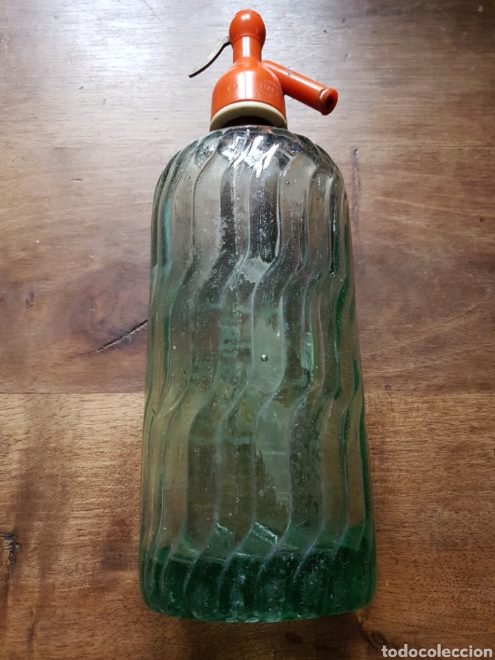 Botellas antiguas: Sif&oacute;n la tropical Barcelona - Foto 2